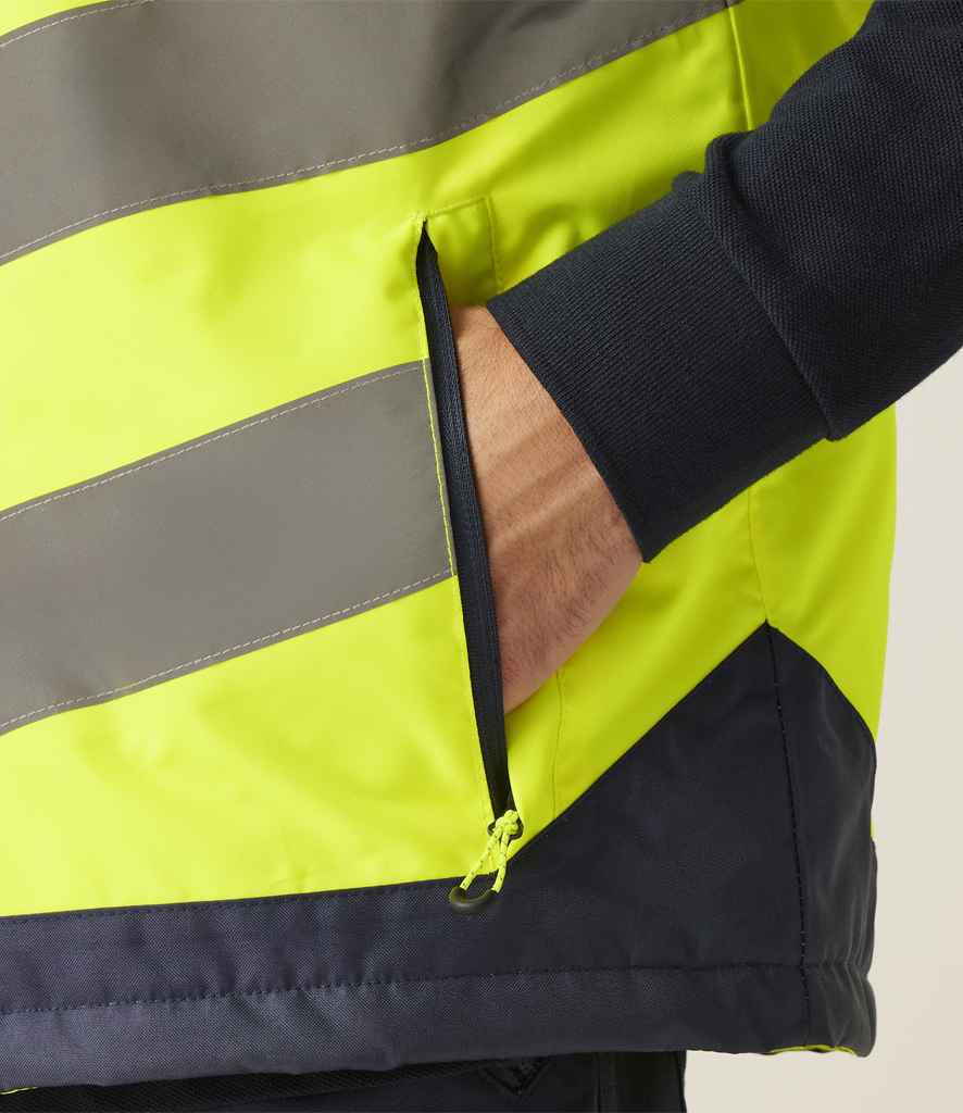 Regatta High Visibility Pro Bodywarmer - Yellow/Navy