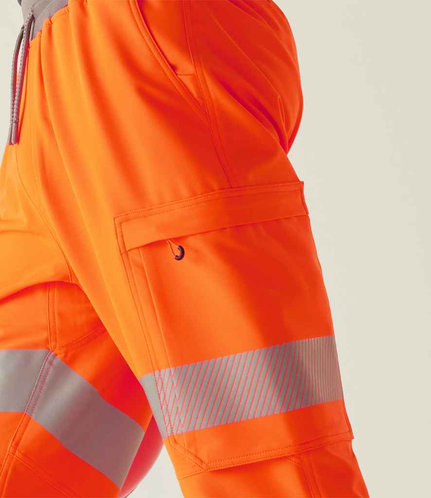 Regatta High Visibility Prolite Stretch Jog Pants - Orange
