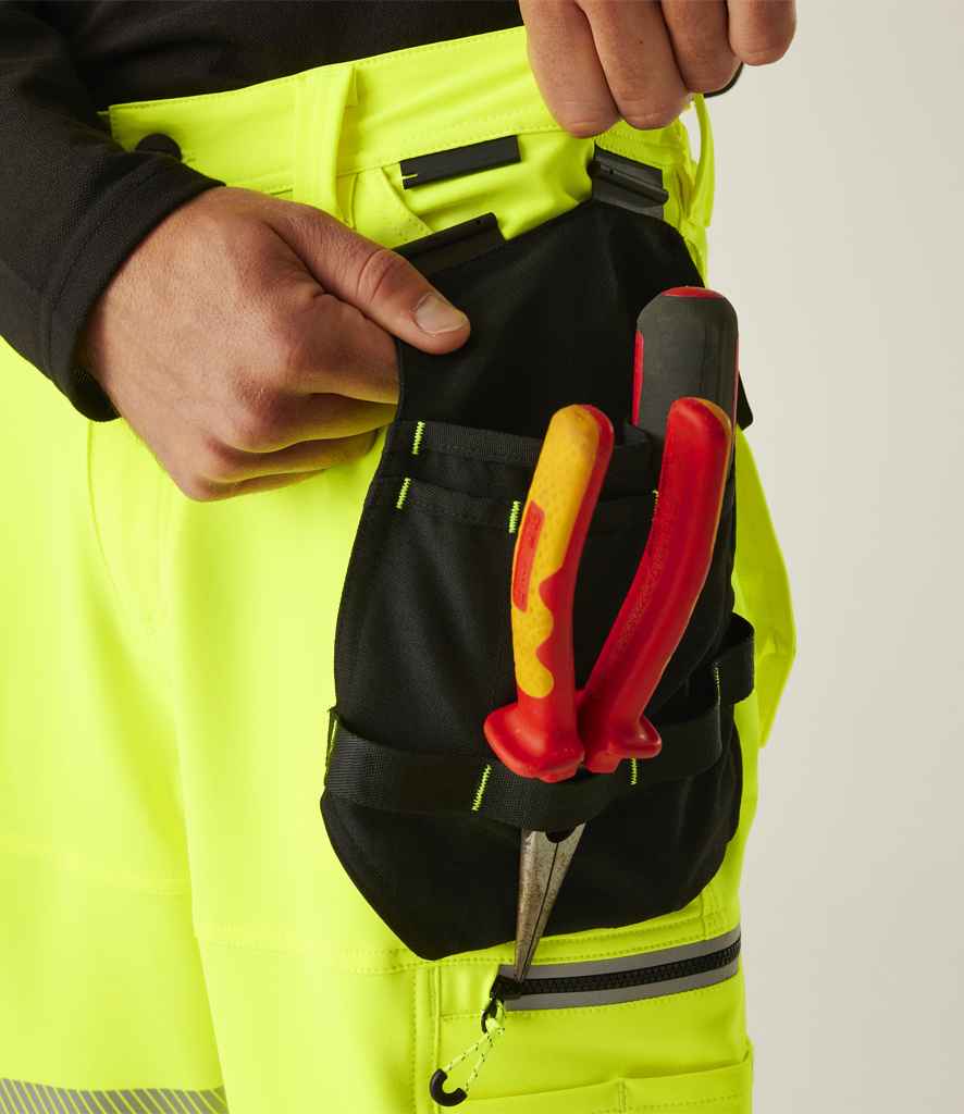 Regatta High Visibility Infiltrate Stretch Holster Trousers - Yellow/Black