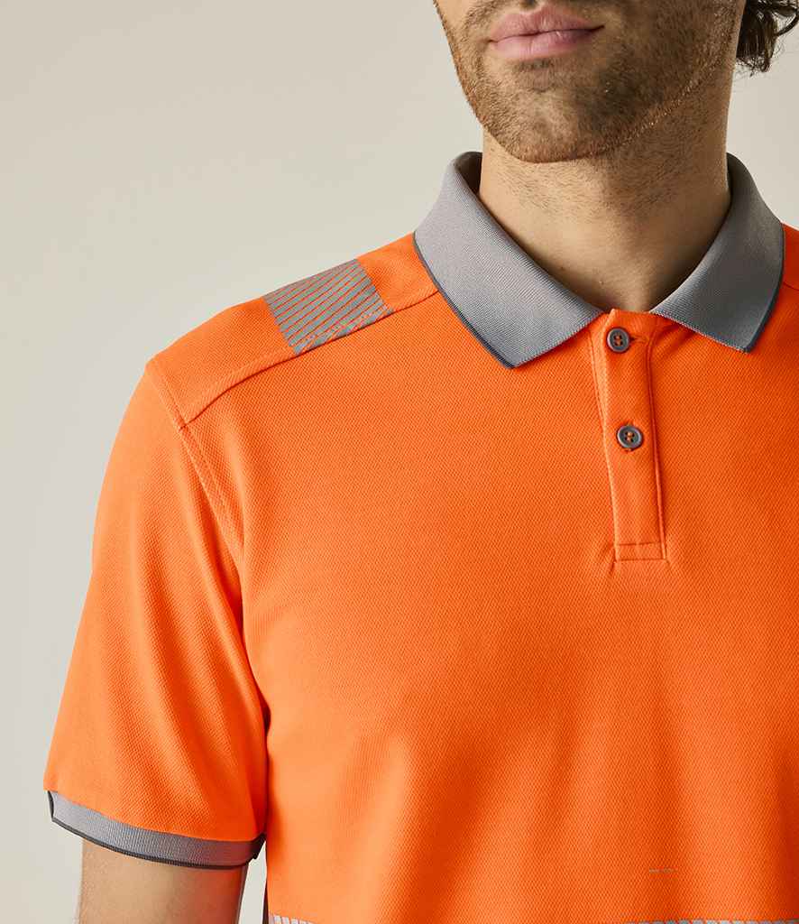 Regatta High Visibility Pro Comfort Polo Shirt - Orange