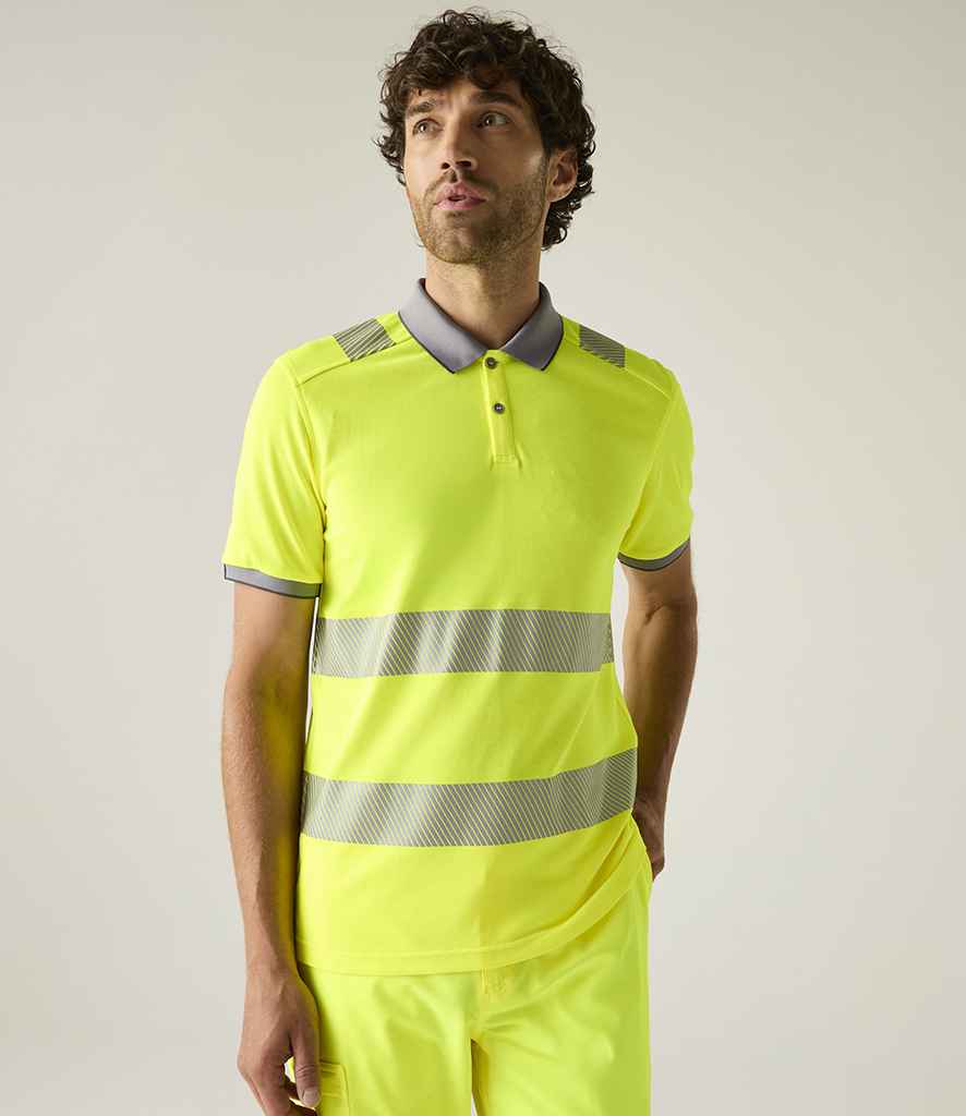 Regatta High Visibility Pro Comfort Polo Shirt - Yellow