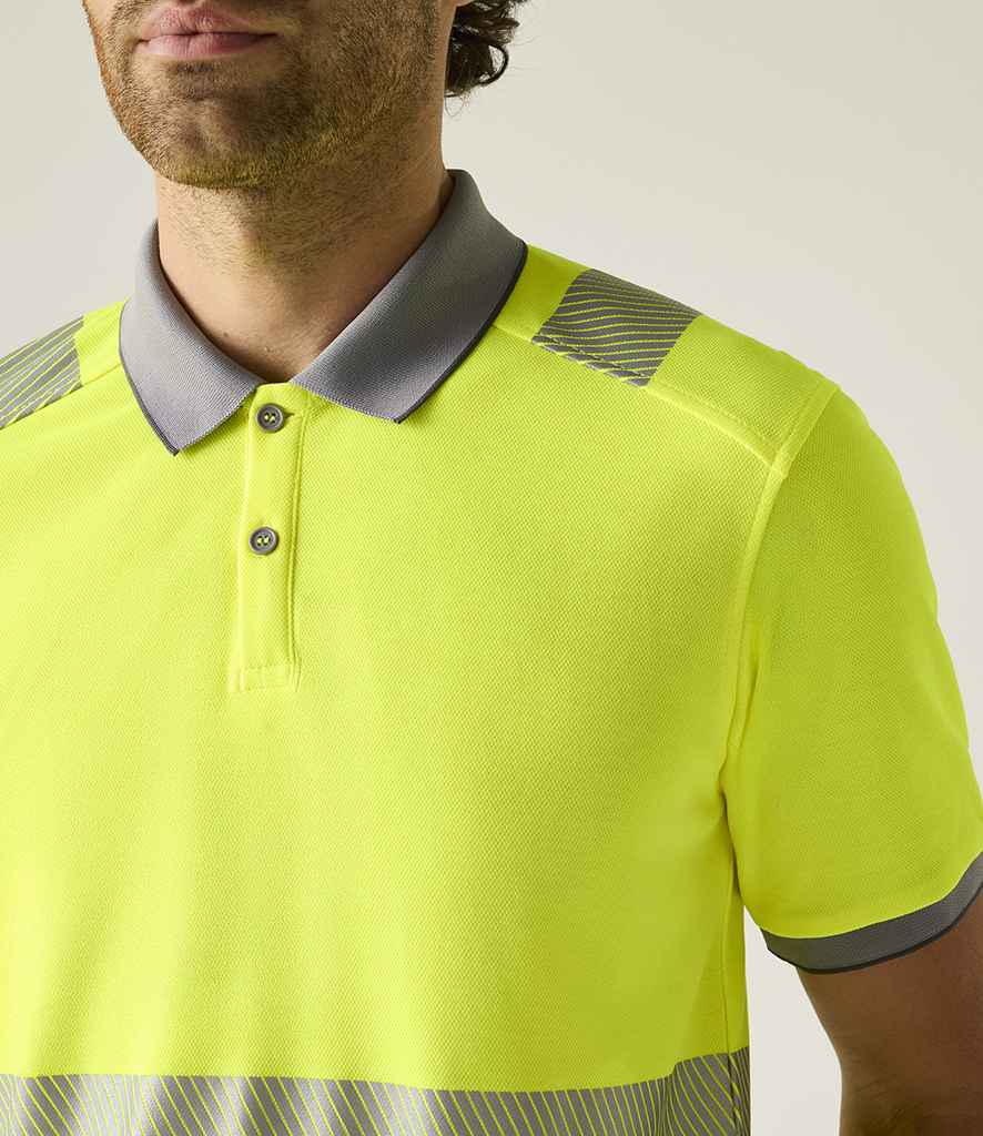 Regatta High Visibility Pro Comfort Polo Shirt - Yellow