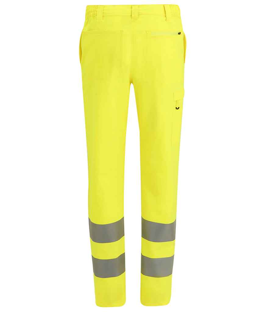 Regatta High Visibility Pro Contract Stretch Action Trousers - Yellow