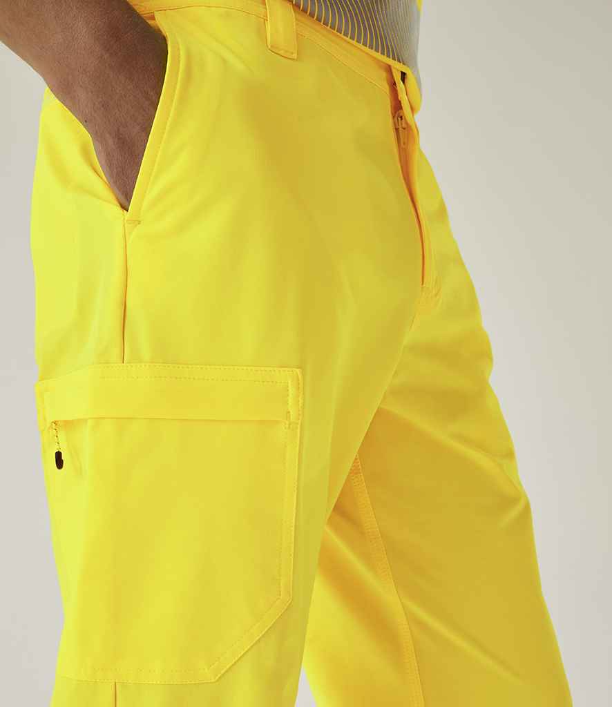 Regatta High Visibility Pro Contract Stretch Action Trousers - Yellow