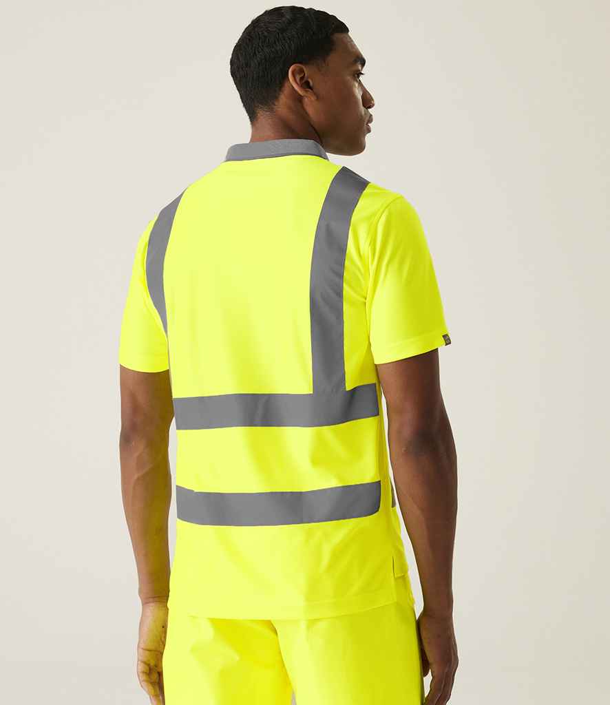 Regatta High Visibility Pro Contract Polo Shirt - Yellow