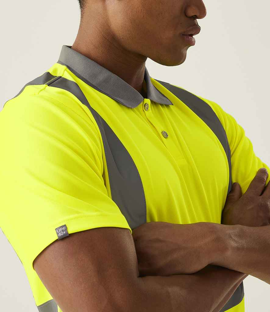 Regatta High Visibility Pro Contract Polo Shirt - Yellow