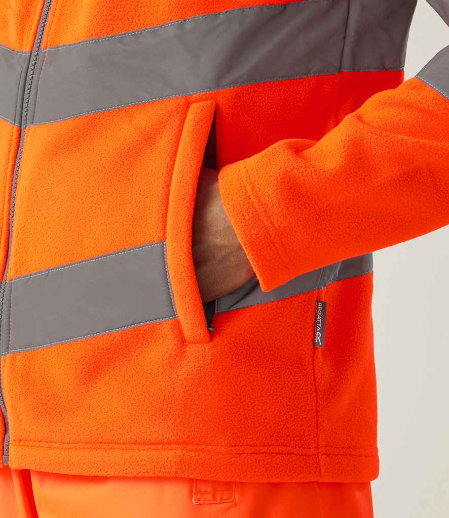 Regatta High Visibility Pro Contract Thor Fleece Jacket - Orange