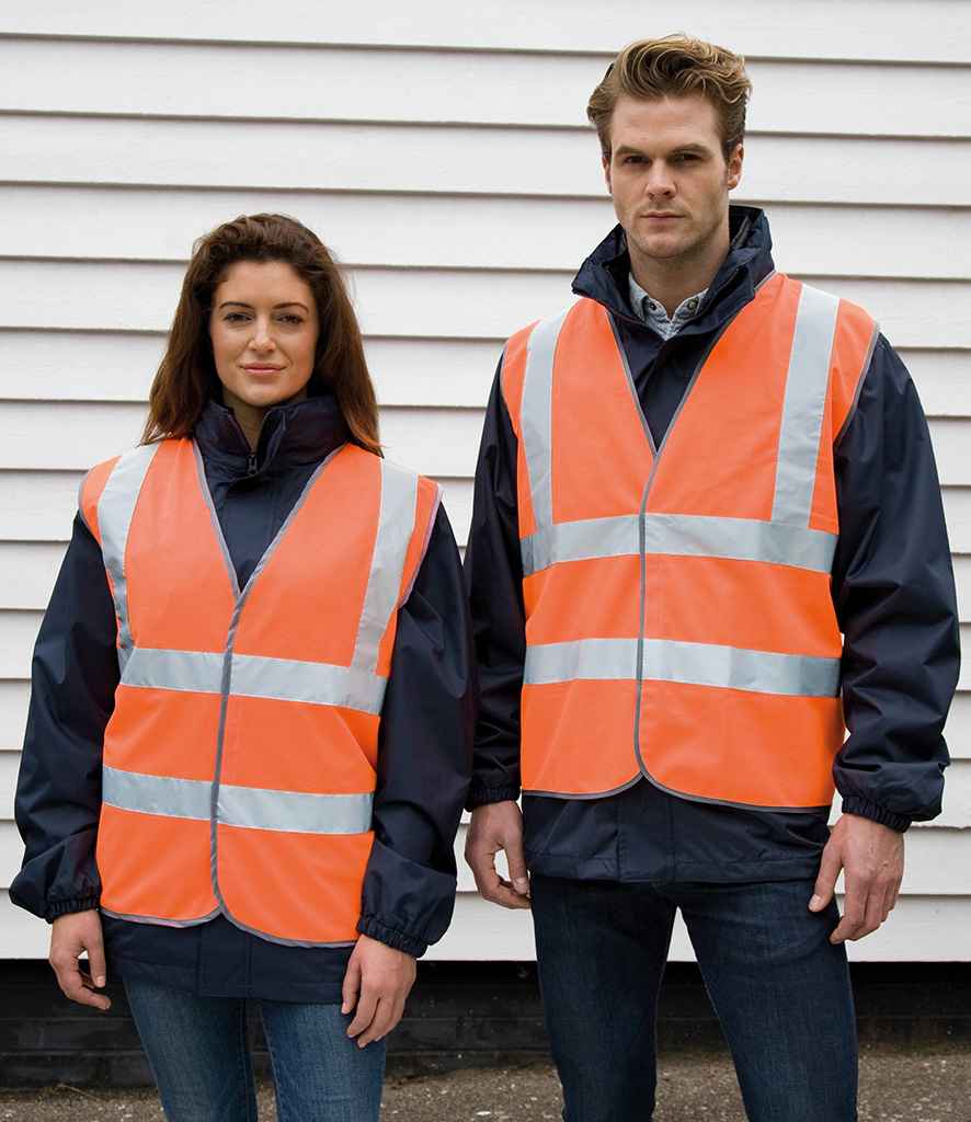 Result Core Hi-Vis Motorway Vest - Fluorescent Orange