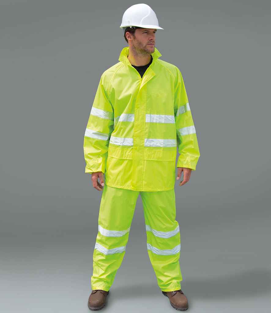 Result Safe-Guard Hi-Vis Waterproof Suit - Yellow