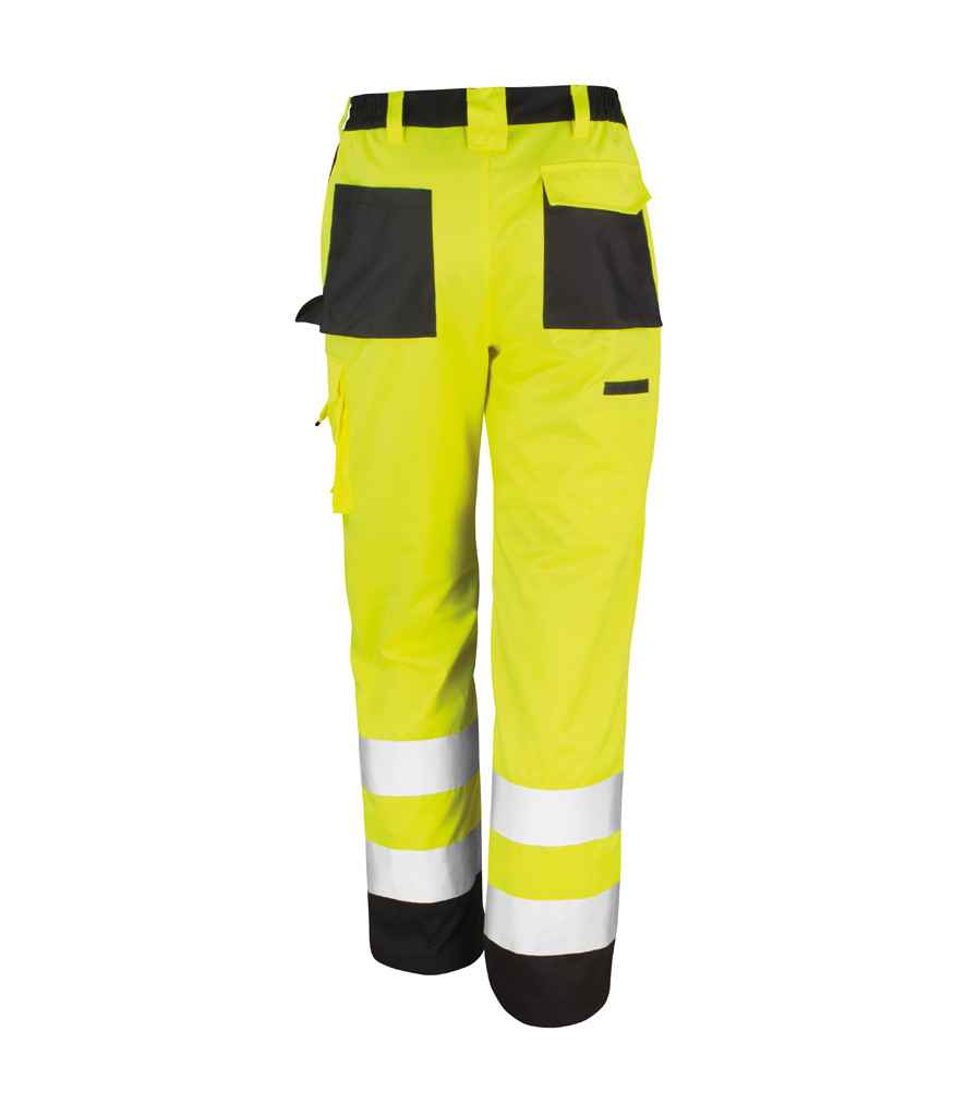 Result Safe-Guard Hi-Vis Cargo Trousers - Fluorescent Yellow