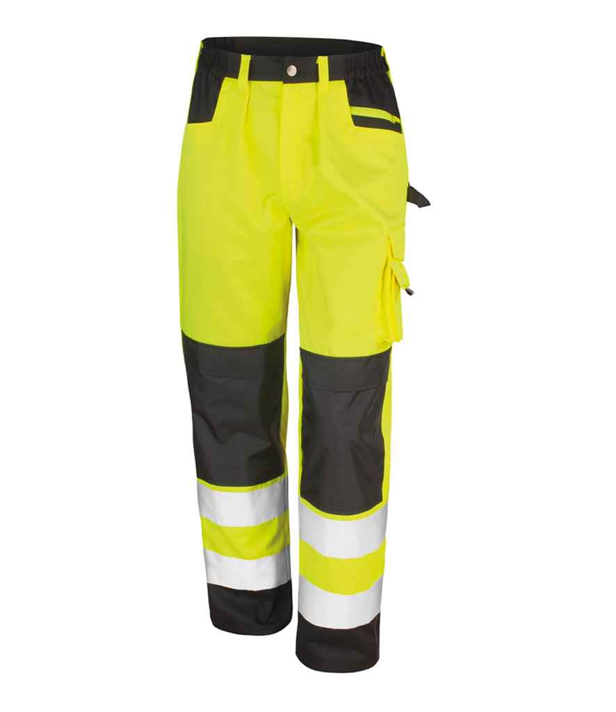 Result Safe-Guard Hi-Vis Cargo Trousers - Fluorescent Yellow