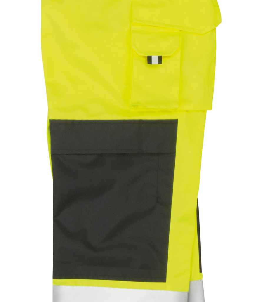 Result Safe-Guard Hi-Vis Cargo Trousers - Fluorescent Yellow