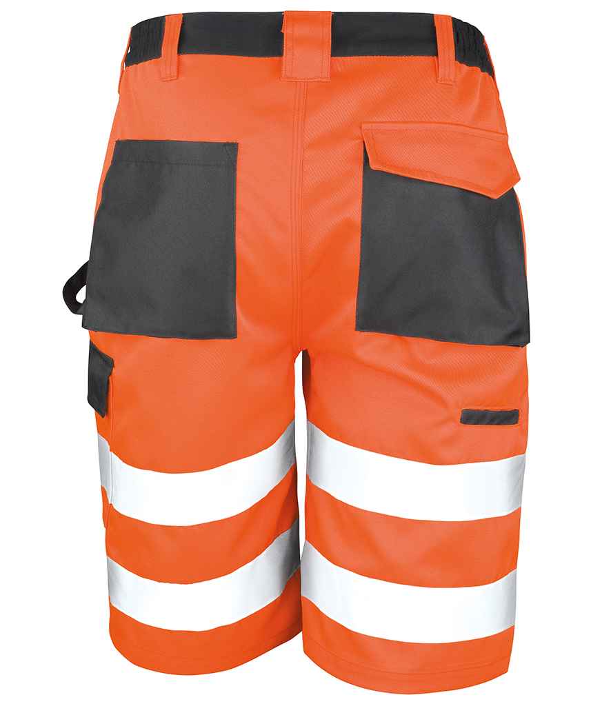 Result Safe-Guard Hi-Vis Cargo Shorts - Fluorescent Orange
