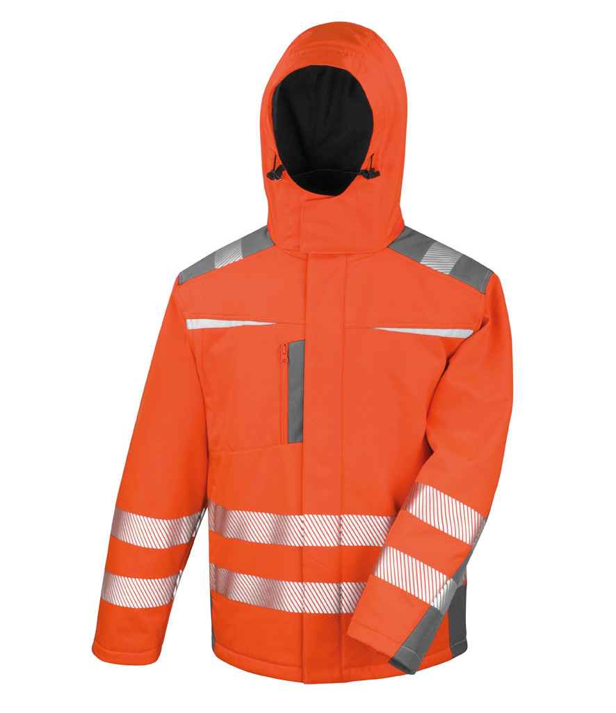 Result Safe-Guard Dynamic Soft Shell Jacket - Fluorescent Orange