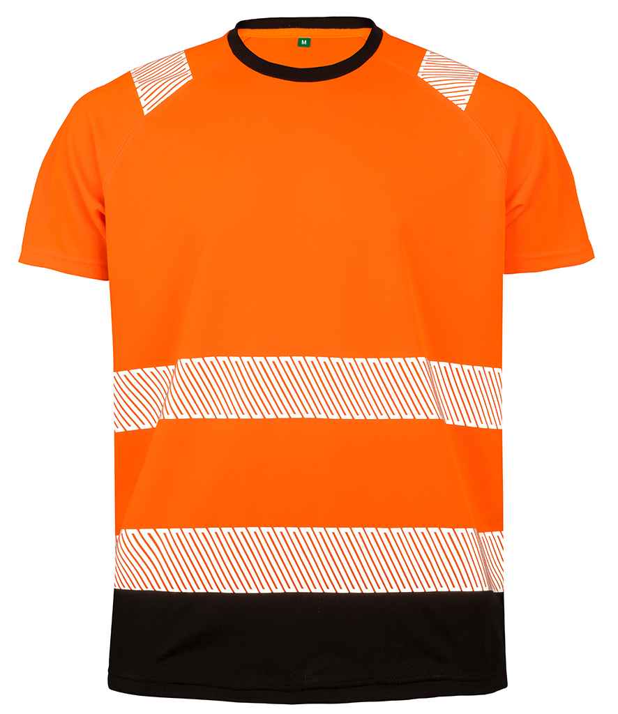 Result Recycled Safety T-Shirt - Fluorescent Orange