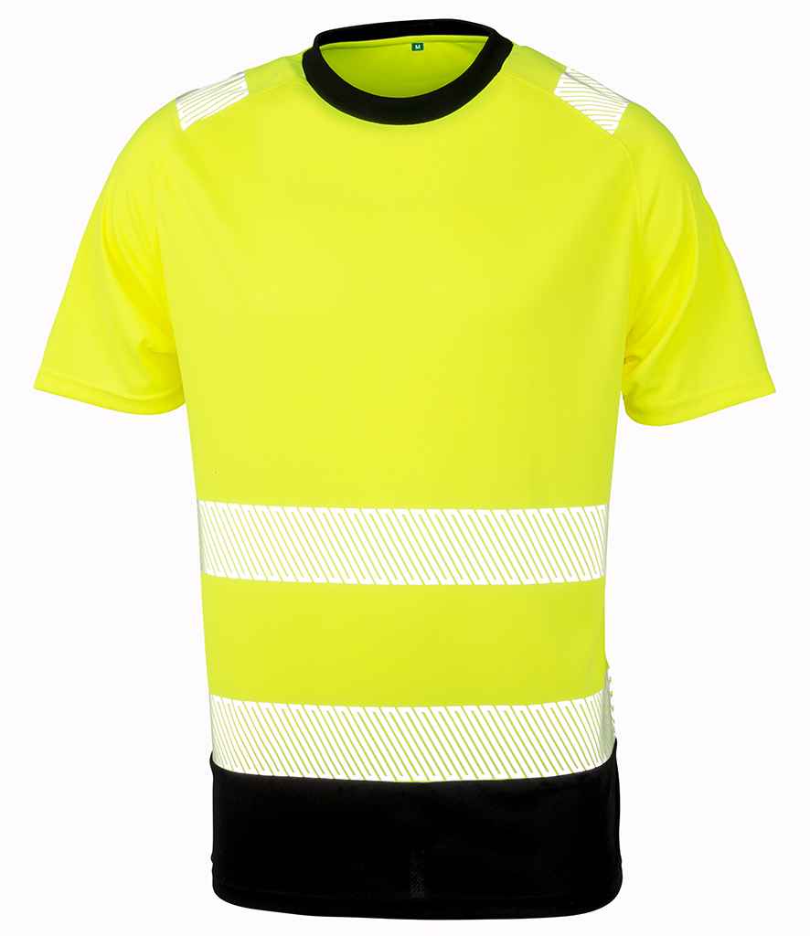 Result Recycled Safety T-Shirt - Fluorescent Yellow