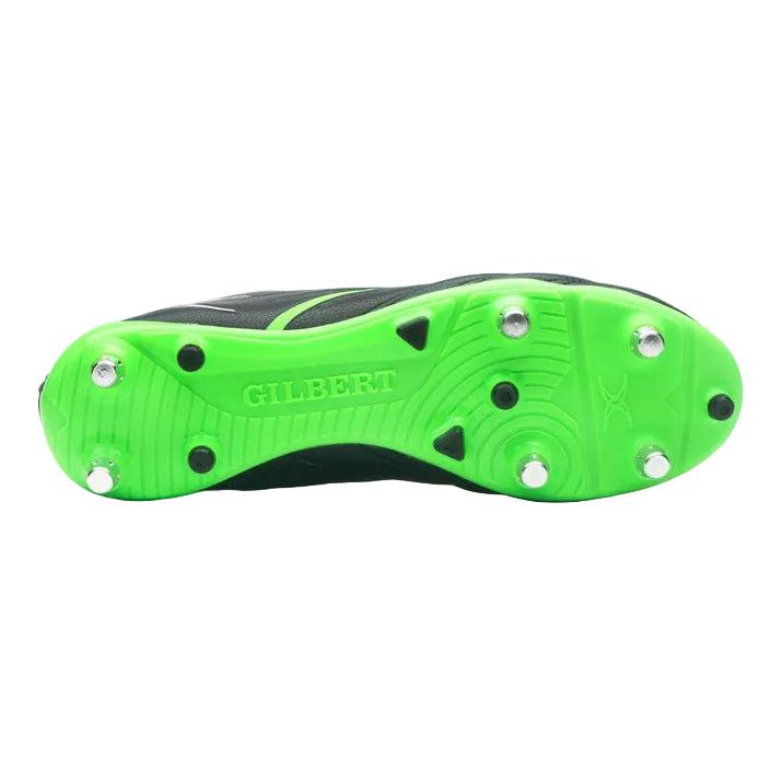 Gilbert Sidestep X20 Power 6S Fizz Green Boots Senior