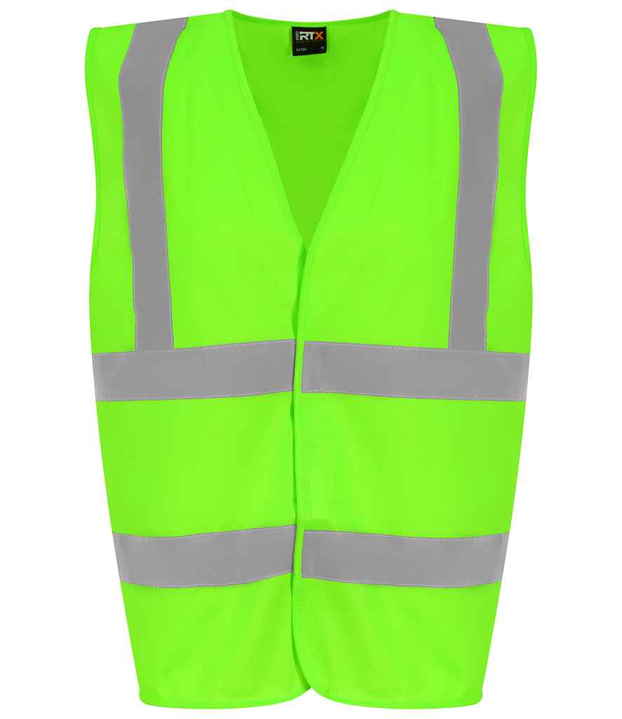 Pro RTX High Visibility Waistcoat - Part 1 - Lime Green