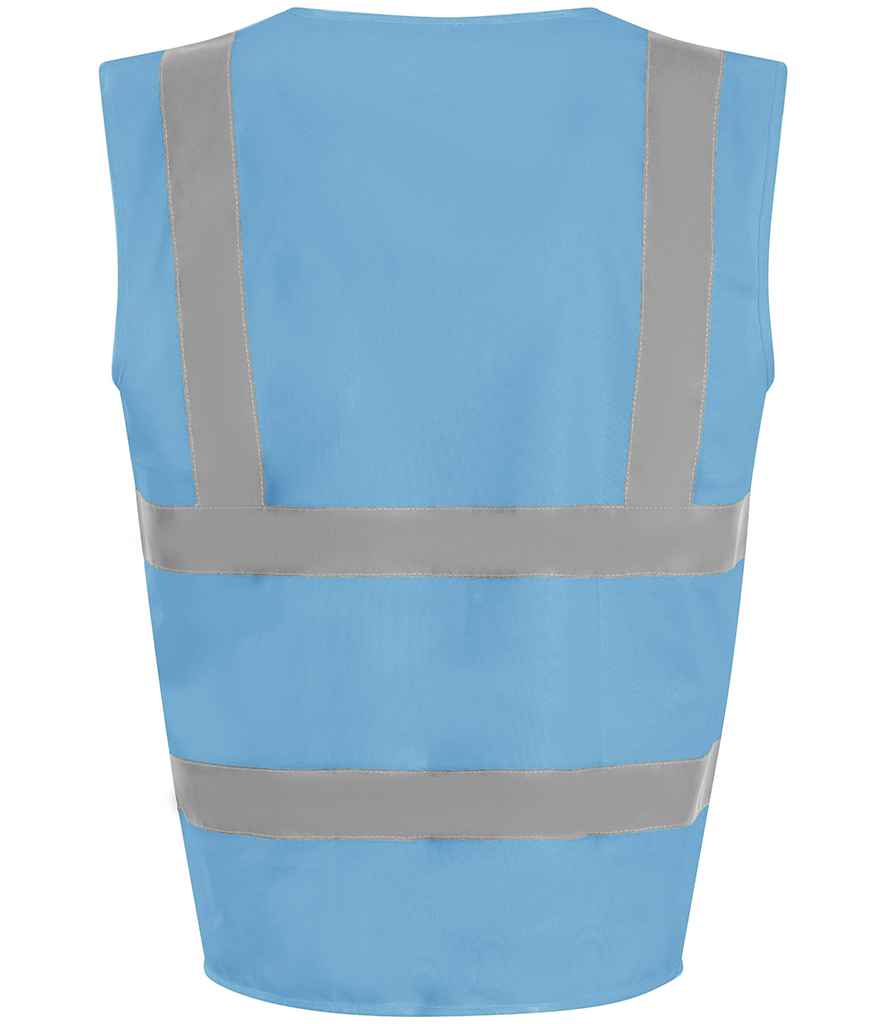 Pro RTX High Visibility Waistcoat - Part 1 - Sky Blue