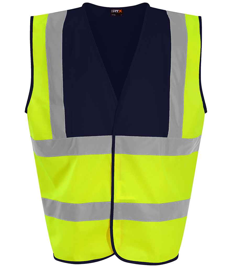Pro RTX High Visibility Waistcoat - Part 2 - Yellow/Navy