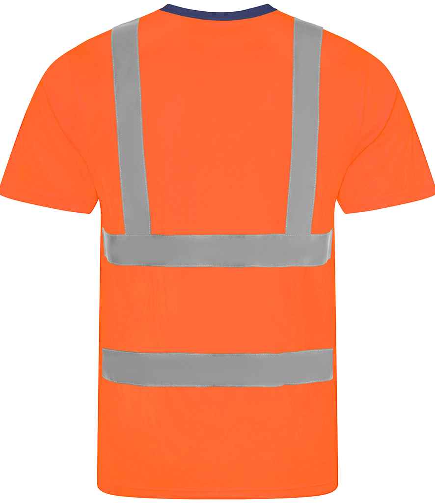 Pro RTX High Visibility T-Shirt - Orange/Navy