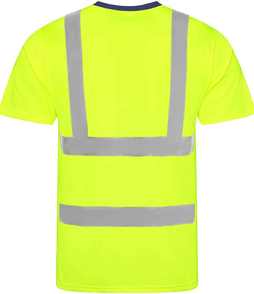 Pro RTX High Visibility T-Shirt - Yellow/Navy