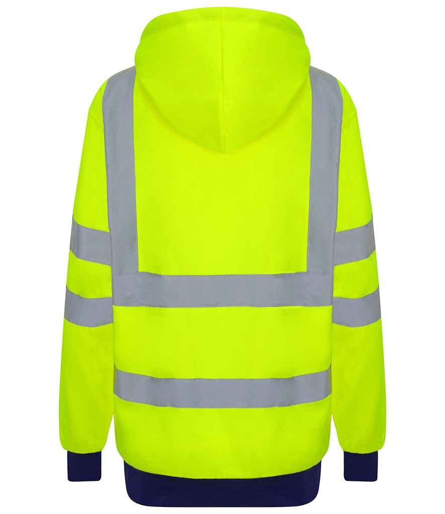Pro RTX High Visibility Two Tone Hoodie - Yellow/Navy