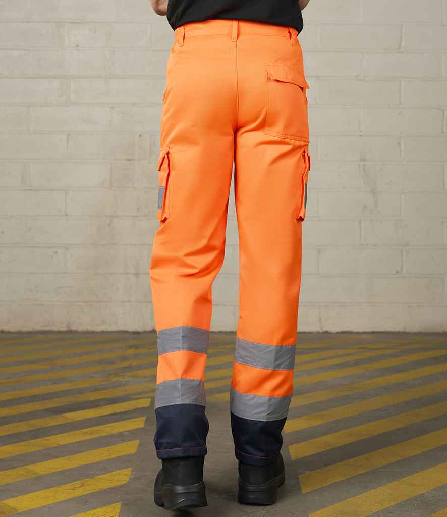 Pro RTX High Visibility Cargo Trousers - Orange