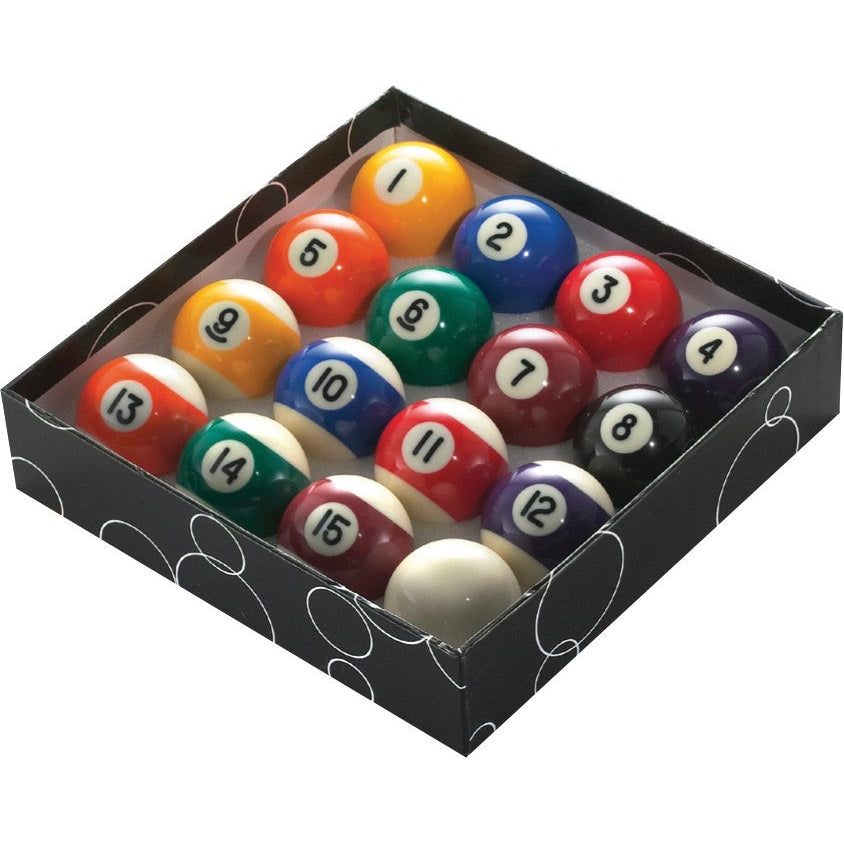 Powerglide 1 7/8'' Pool Ball Set Spots And Stripes
