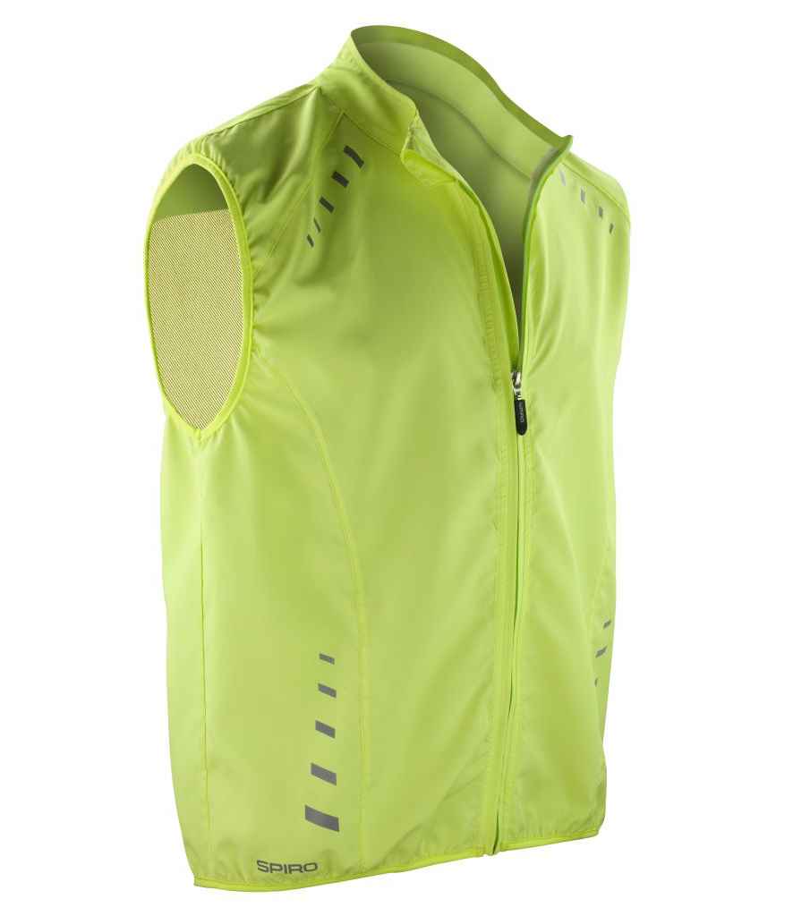 Spiro Bikewear Crosslite Gilet - Neon Lime