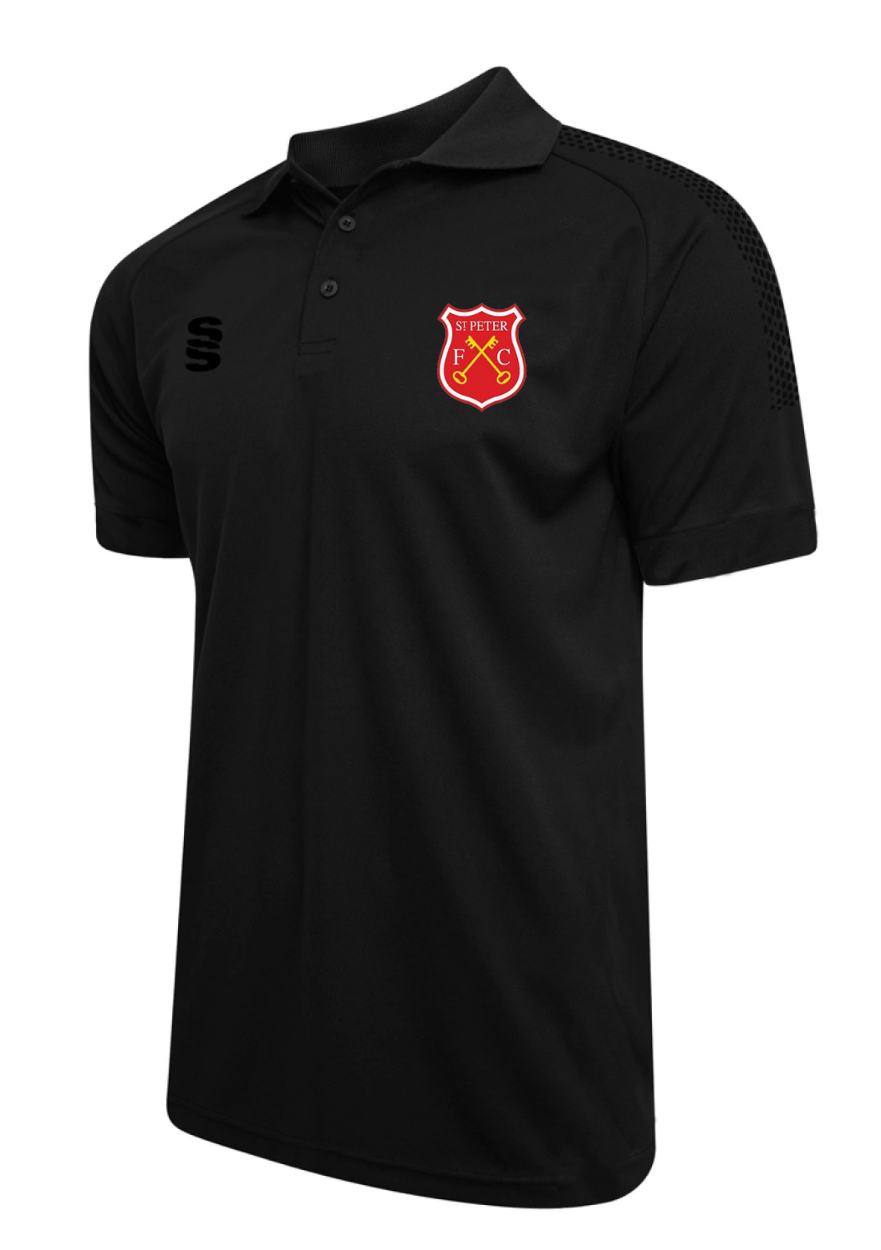 St Peter FC - Womens Black Polo Shirt