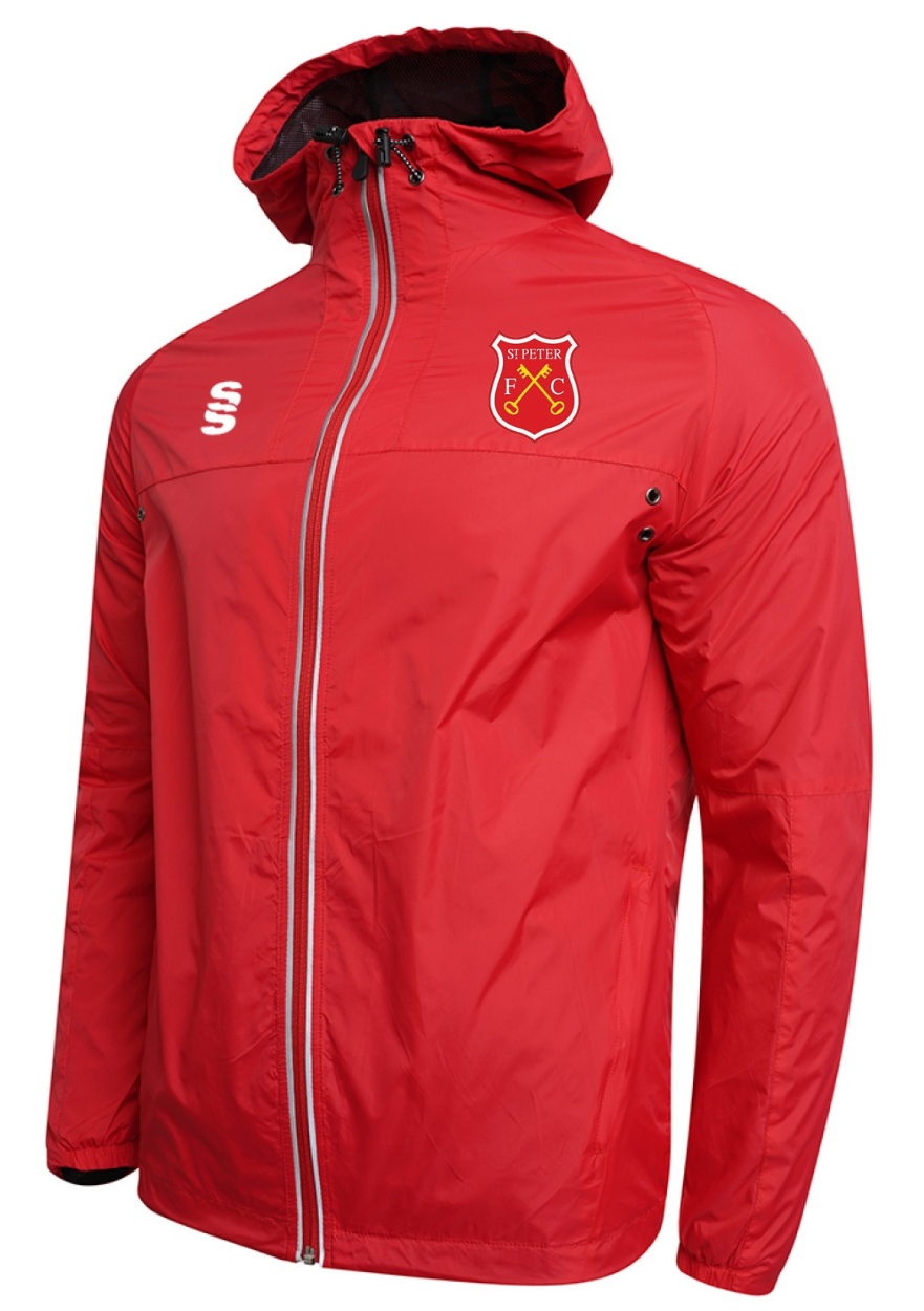 St Peter FC - Red Full Zip Training Jacket