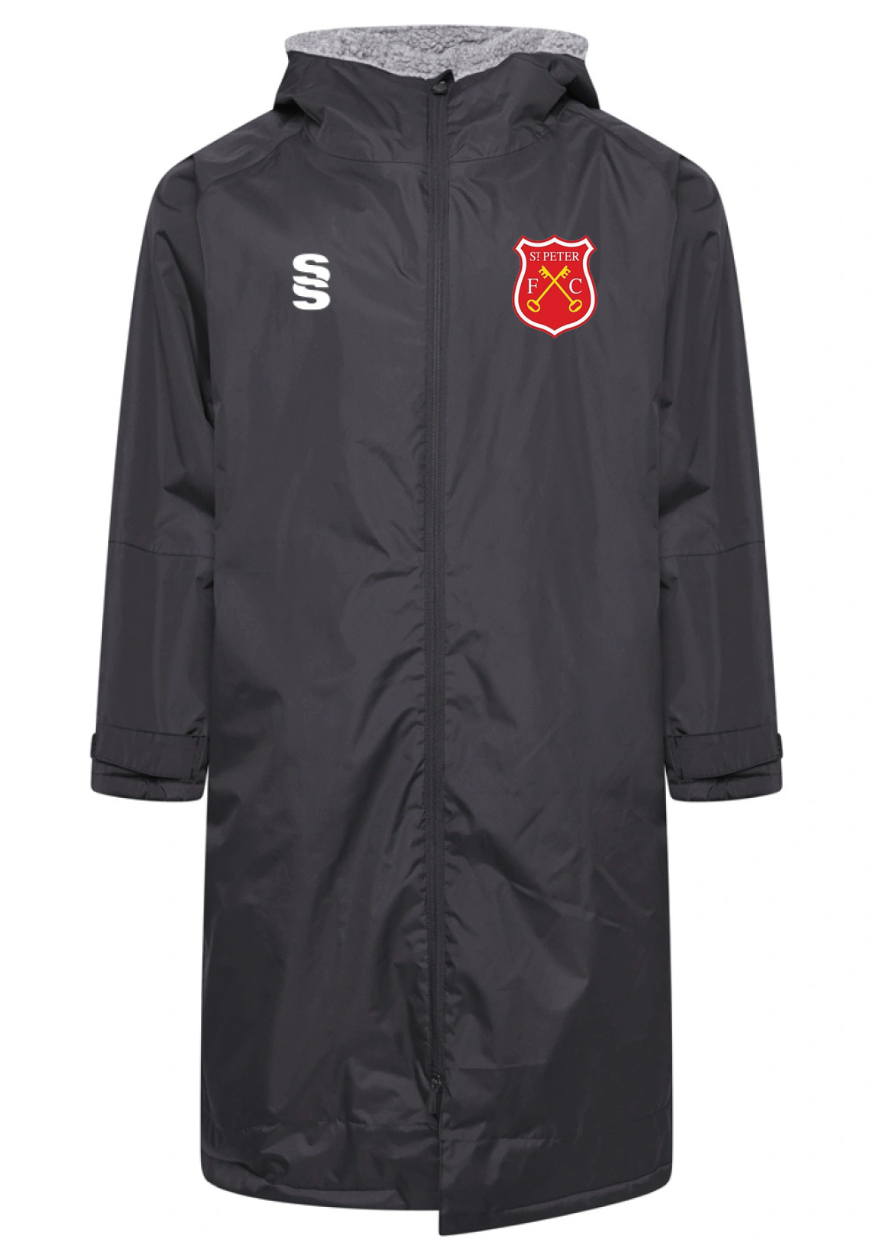 St Peter FC - Black Waterproof Sports Robe