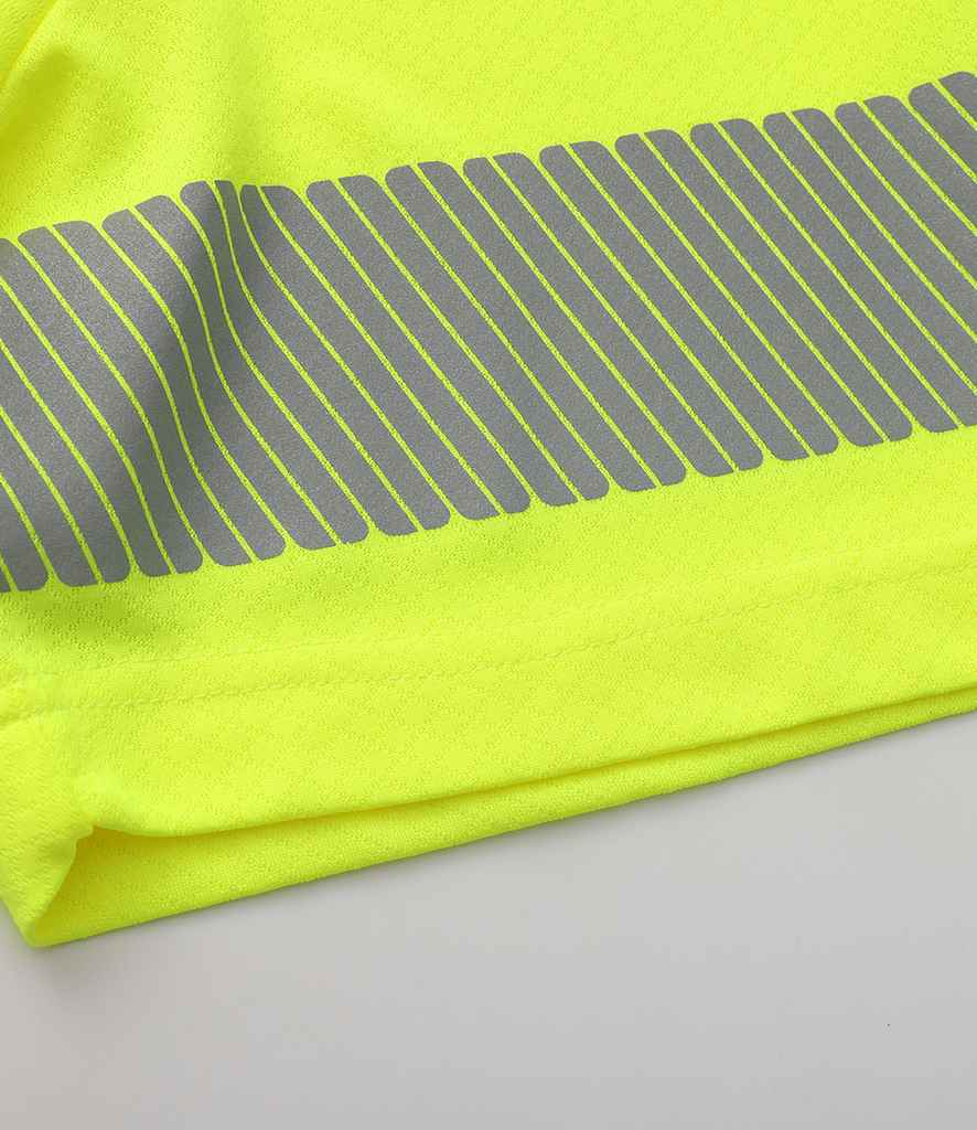 Yoko Mandarin Collar Zip Piqué Polo Shirt - Yellow