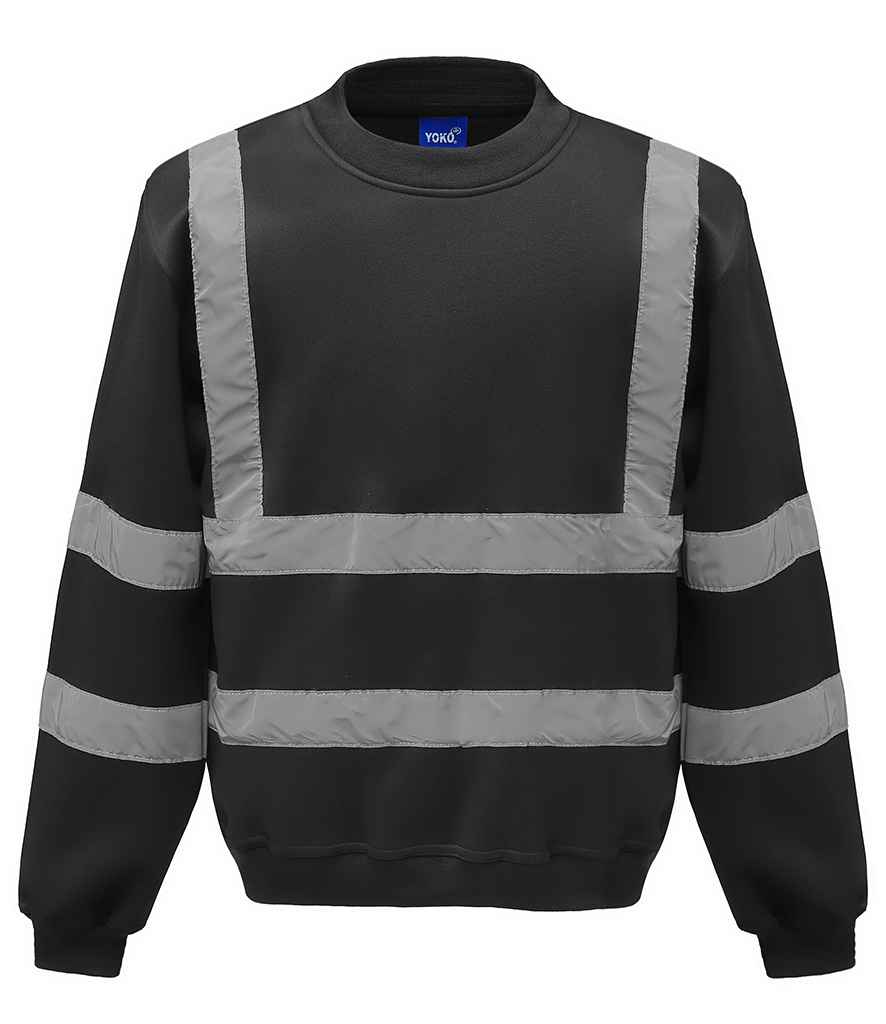 Yoko Hi-Vis Sweatshirt - Black