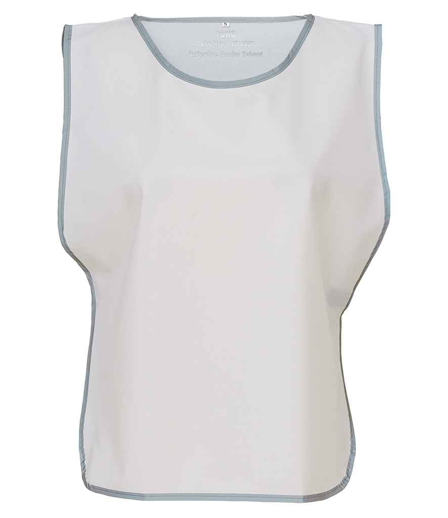 Yoko Hi-Vis Reflective Border Tabard - White