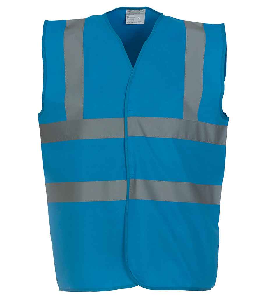 Yoko Hi-Vis Two Band and Braces Waistcoat - Part 1 - Sapphire Blue