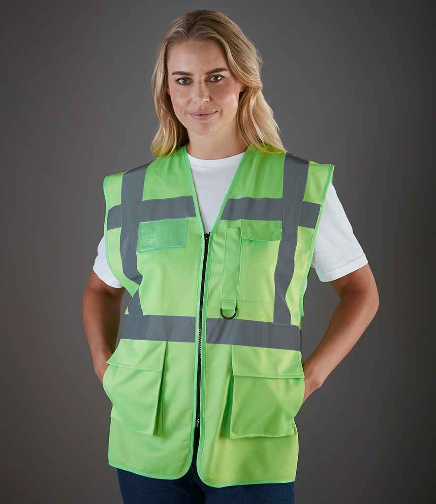 Yoko Executive Waistcoat - Part 1 - Lime Green