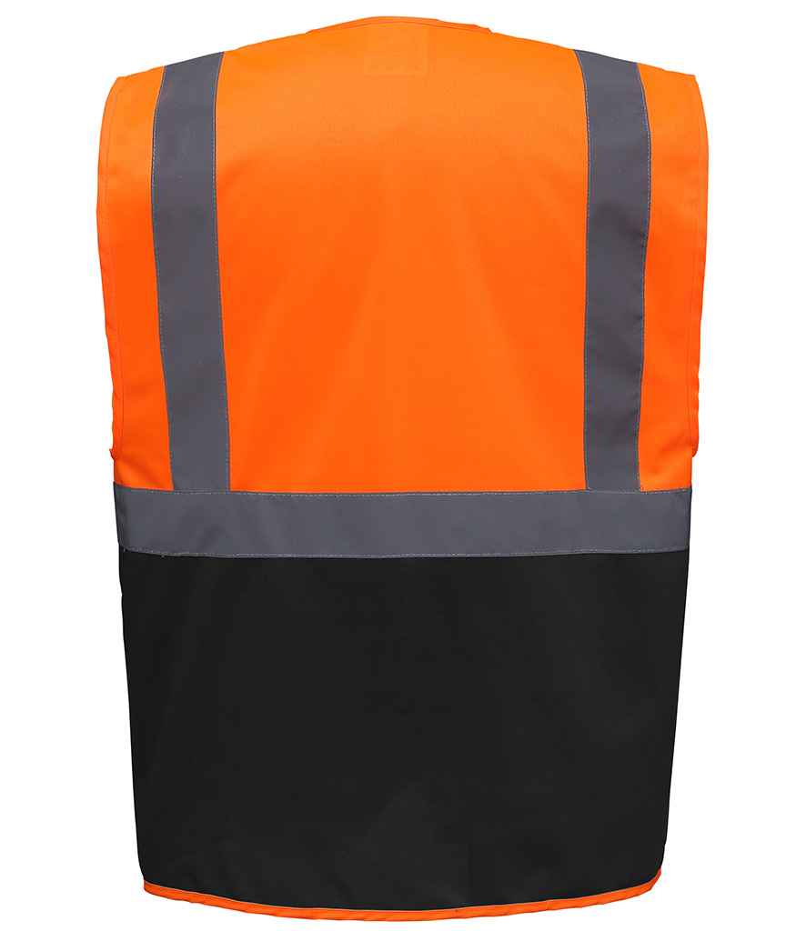 Yoko Executive Waistcoat - Part 2 - Orange/Black