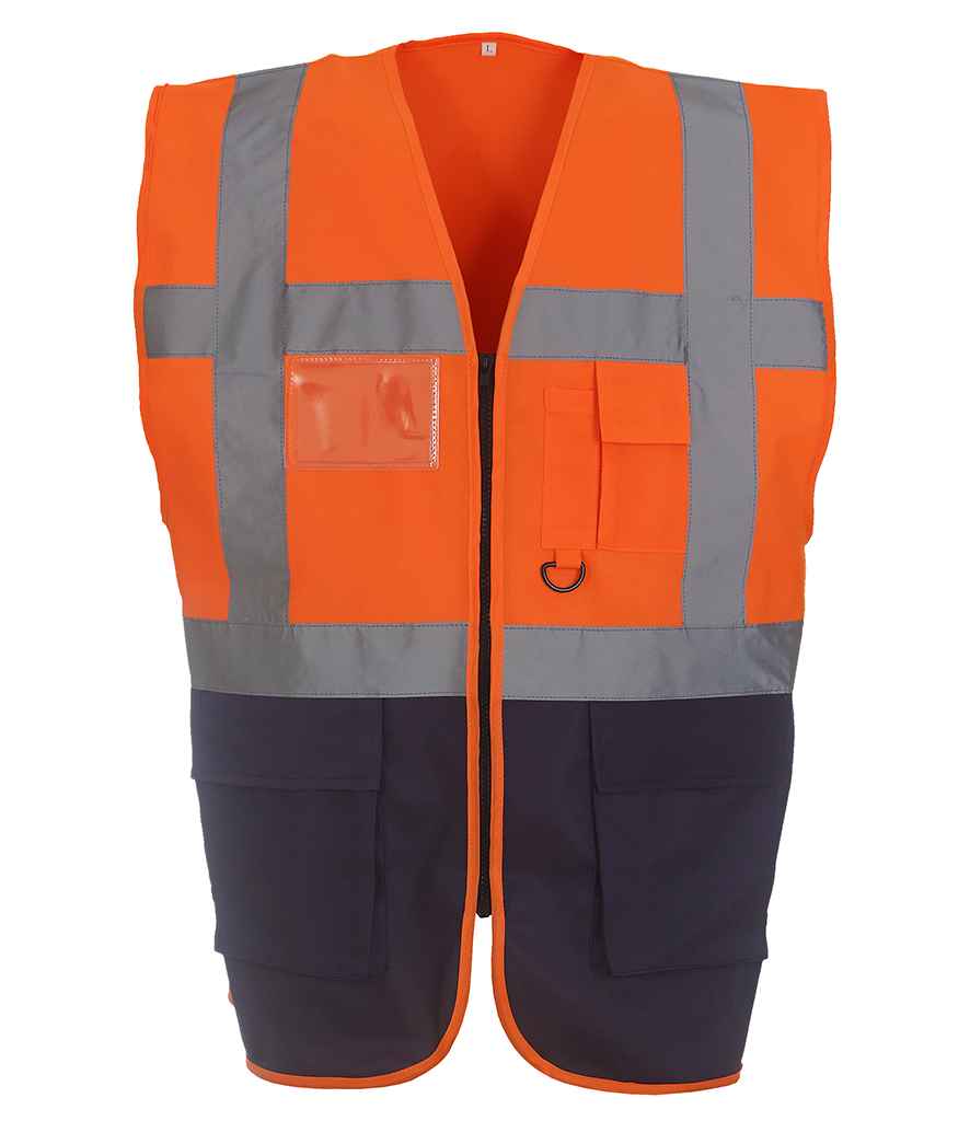 Yoko Executive Waistcoat - Part 2 - Orange/Black