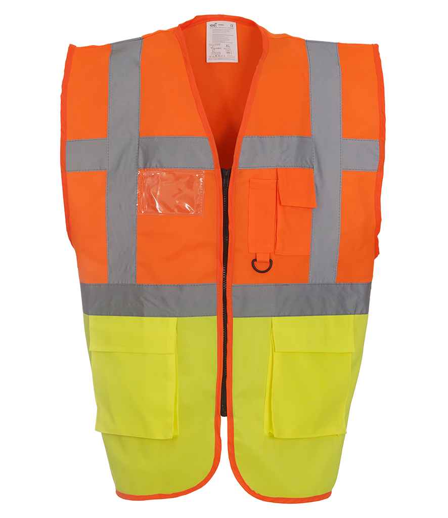 Yoko Executive Waistcoat - Part 2 - Orange/Yellow