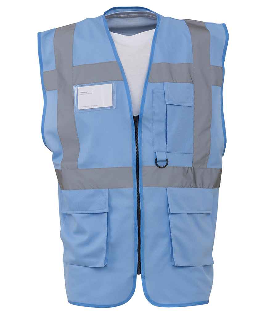 Yoko Executive Waistcoat - Part 1 - Sky Blue