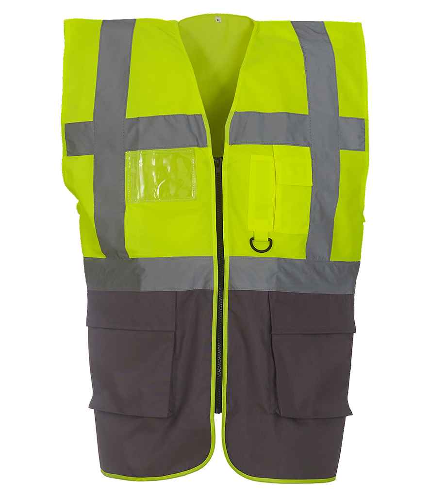 Yoko Executive Waistcoat - Part 2 - Yellow/Grey