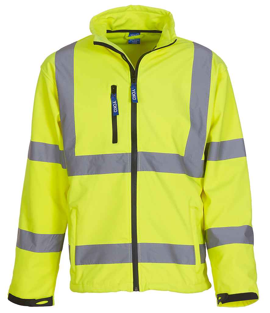 Yoko Hi-Vis Soft Shell Jacket - Yellow