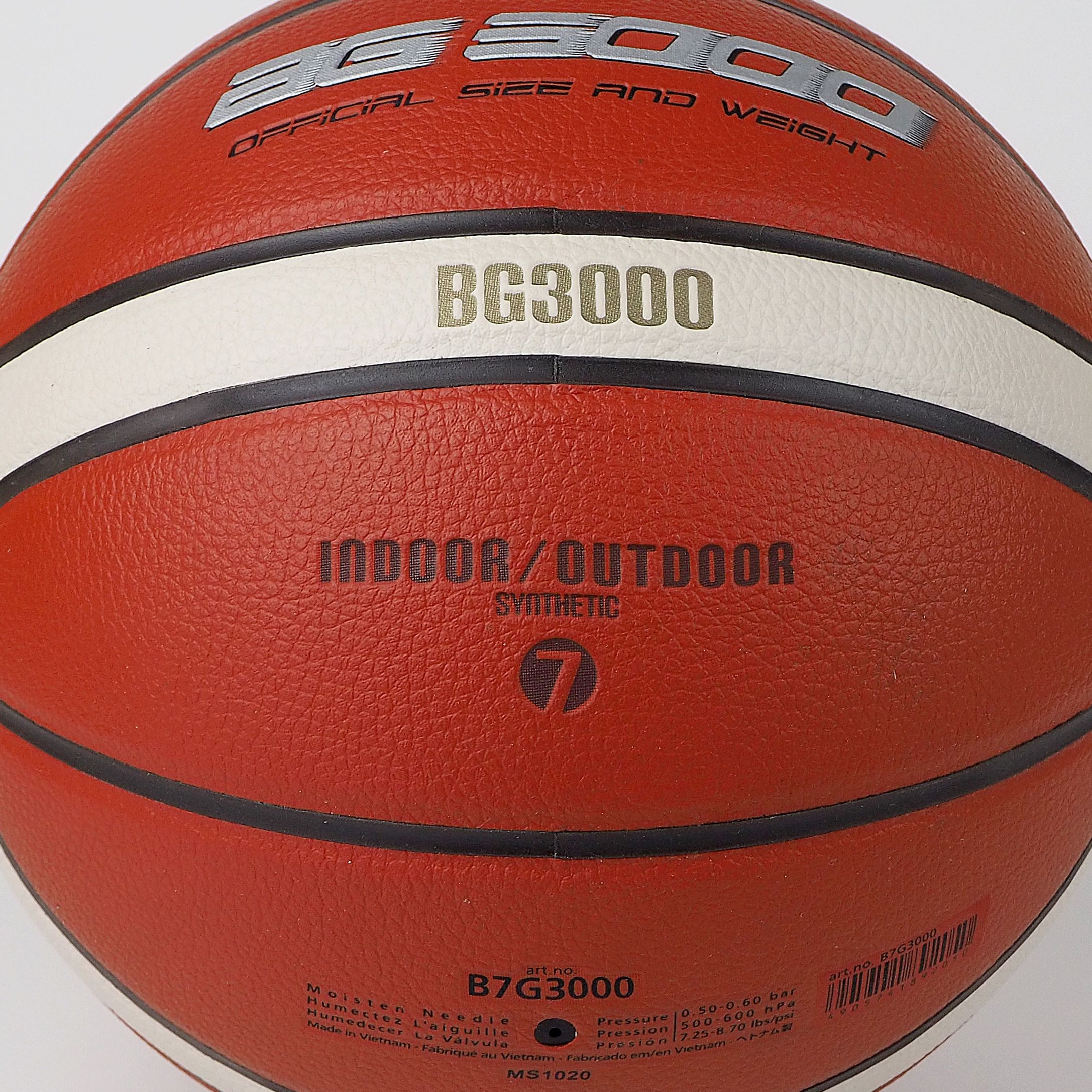 BG3000 Basketball 12 Panal Synthetic Leather (Indoor & Outdoor)