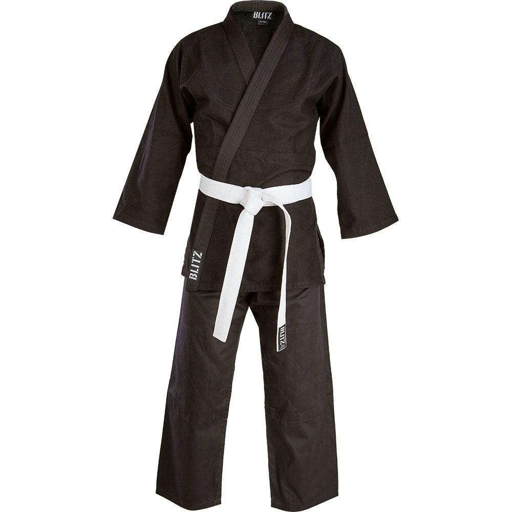 Blitz Adult Okuden Judo Gi - 450g - Black - 7/200cm