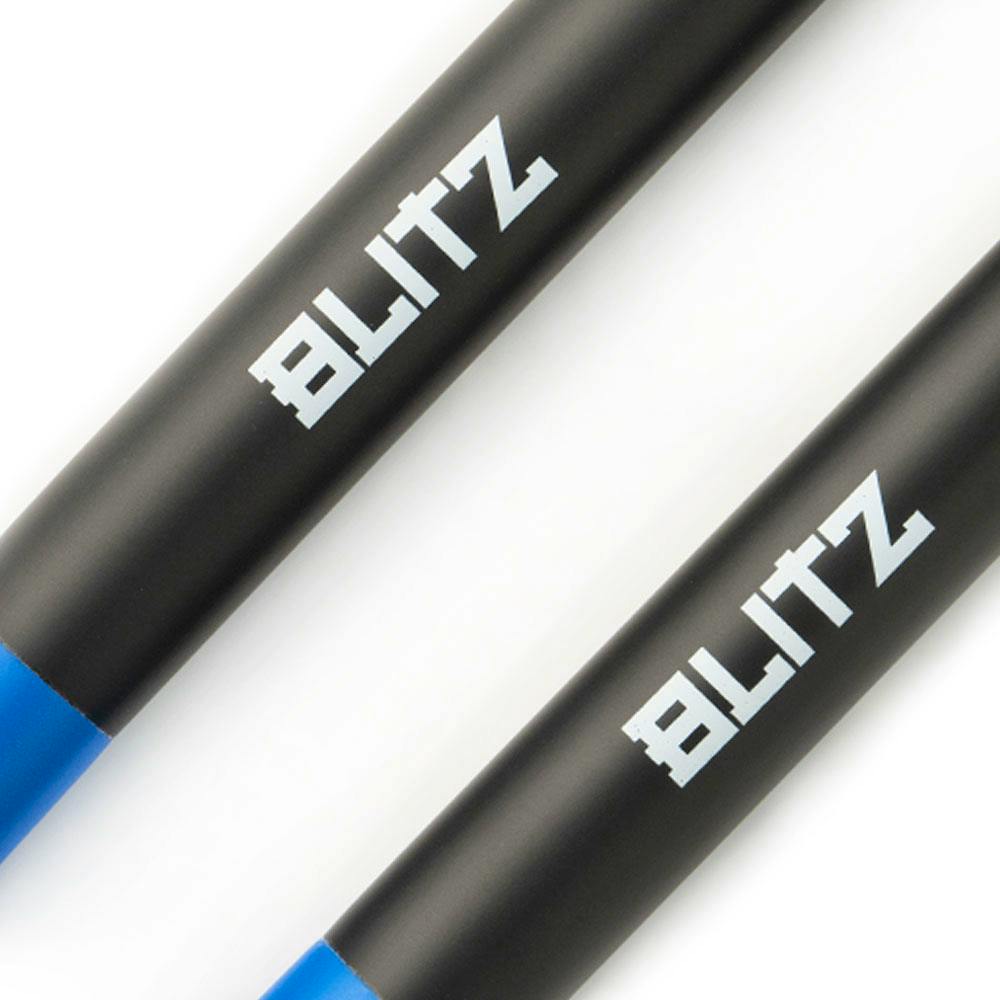 Blitz Black / Blue Foam Safety Ball Bearing Nunchaku