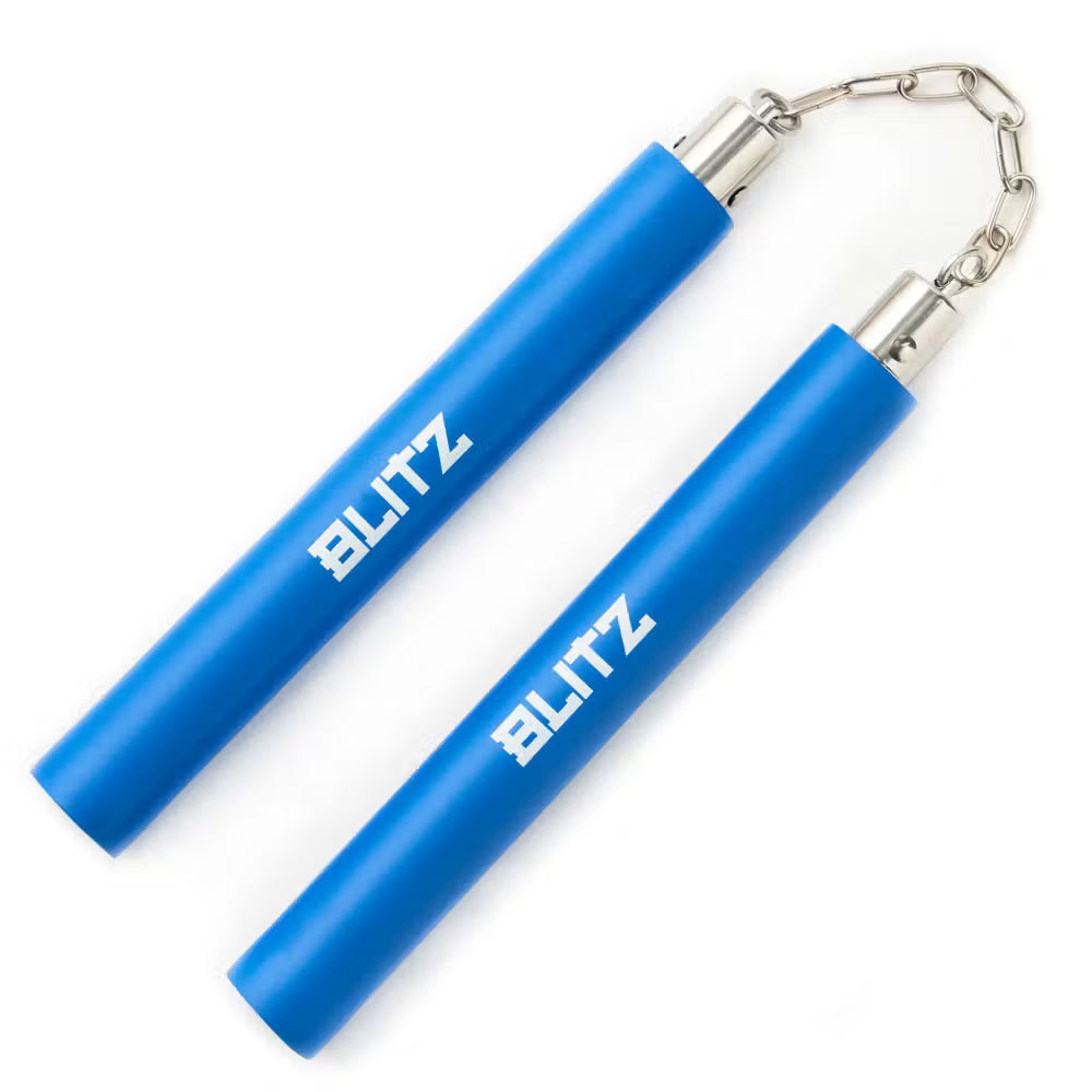 Blitz Blue Foam Ball Bearing Nunchaku
