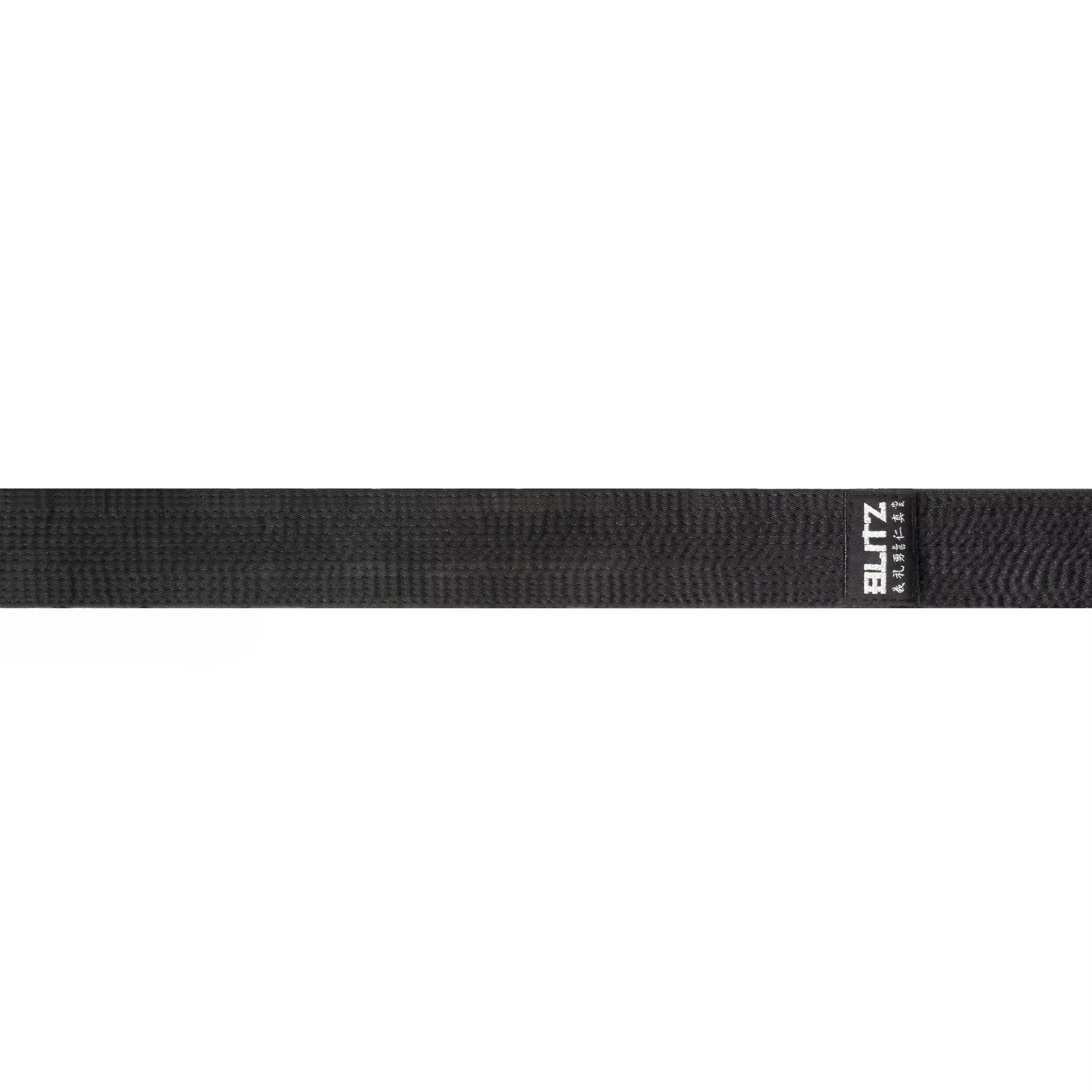 Blitz Deluxe Cotton Black Belt - 240cm
