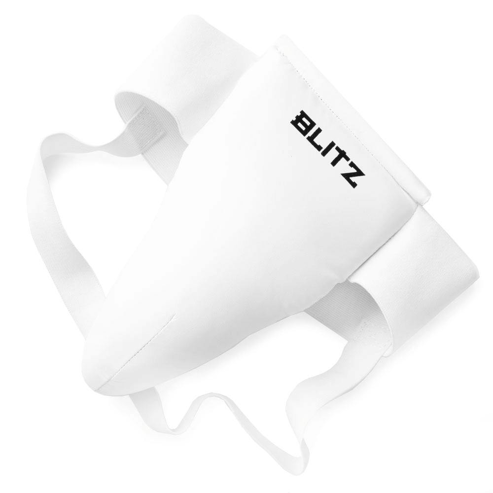 Blitz Deluxe Male Groin Guard - White - X-Large